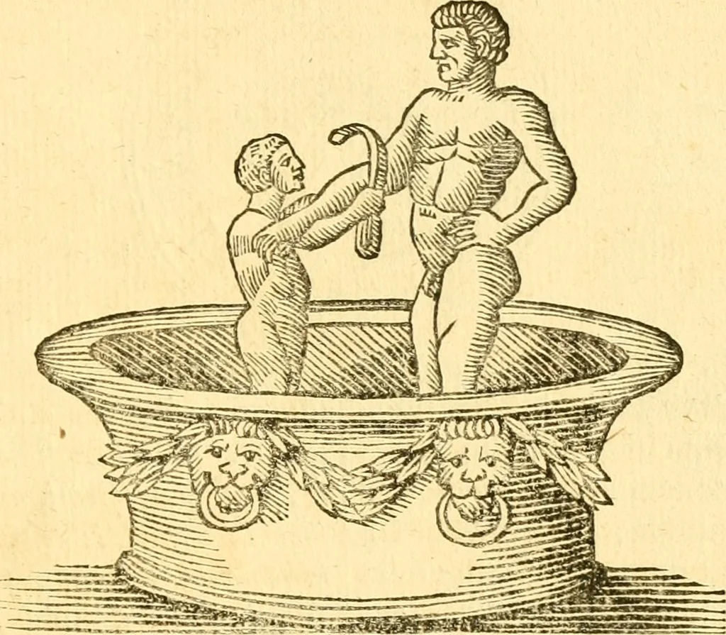 An illustration from C. Suetonius Tranquillus ex recensione Joannis Georgii Graevii ... : accedunt notae selectiores aliorum, 1708, leaf 1170