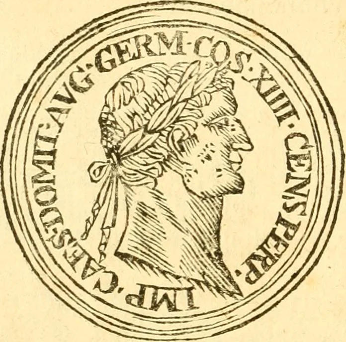 An illustration from C. Suetonius Tranquillus ex recensione Joannis Georgii Graevii ... : accedunt notae selectiores aliorum, 1708, leaf 1171
