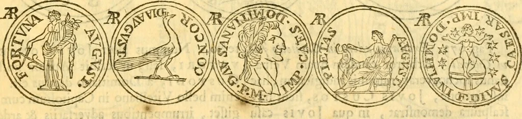 An illustration from C. Suetonius Tranquillus ex recensione Joannis Georgii Graevii ... : accedunt notae selectiores aliorum, 1708, leaf 1172