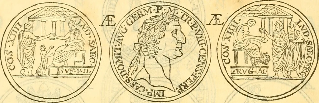 An illustration from C. Suetonius Tranquillus ex recensione Joannis Georgii Graevii ... : accedunt notae selectiores aliorum, 1708, leaf 1173