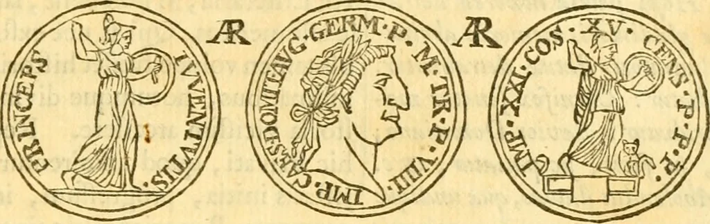 An illustration from C. Suetonius Tranquillus ex recensione Joannis Georgii Graevii ... : accedunt notae selectiores aliorum, 1708, leaf 1176