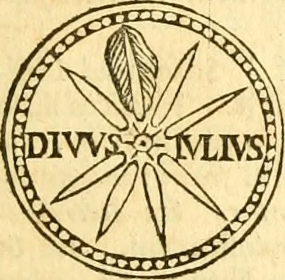 An illustration from C. Suetonius Tranquillus ex recensione Joannis Georgii Graevii ... : accedunt notae selectiores aliorum, 1708, leaf 128