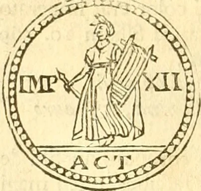 An illustration from C. Suetonius Tranquillus ex recensione Joannis Georgii Graevii ... : accedunt notae selectiores aliorum, 1708, leaf 159