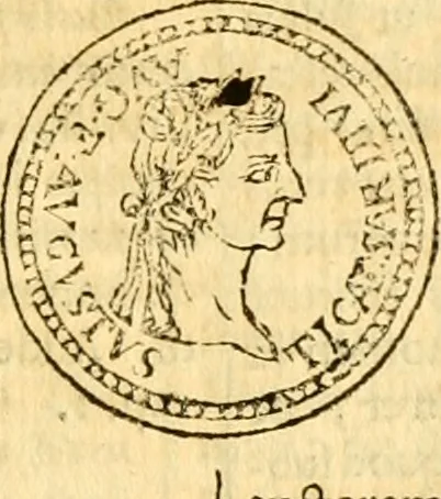 An illustration from C. Suetonius Tranquillus ex recensione Joannis Georgii Graevii ... : accedunt notae selectiores aliorum, 1708, leaf 316