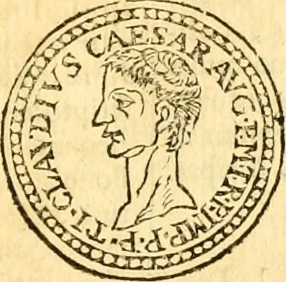 An illustration from C. Suetonius Tranquillus ex recensione Joannis Georgii Graevii ... : accedunt notae selectiores aliorum, 1708, leaf 452
