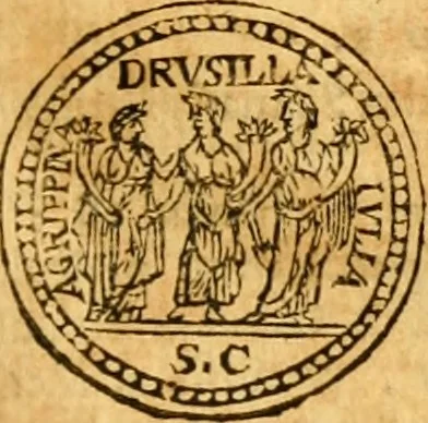 An illustration from C. Suetonius Tranquillus ex recensione Joannis Georgii Graevii ... : accedunt notae selectiores aliorum, 1708, leaf 494