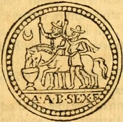 An illustration from C. Suetonius Tranquillus ex recensione Joannis Georgii Graevii ... : accedunt notae selectiores aliorum, 1708, leaf 512