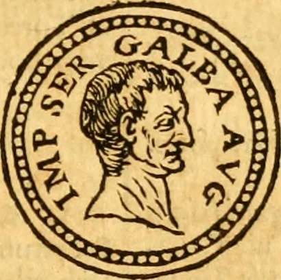An illustration from C. Suetonius Tranquillus ex recensione Joannis Georgii Graevii ... : accedunt notae selectiores aliorum, 1708, leaf 582