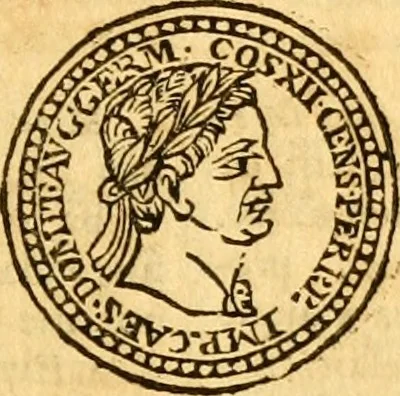 An illustration from C. Suetonius Tranquillus ex recensione Joannis Georgii Graevii ... : accedunt notae selectiores aliorum, 1708, leaf 682