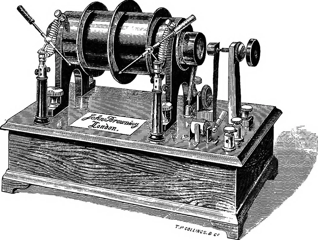 An illustration from The spectroscope in medicine, 1880, leaf 35