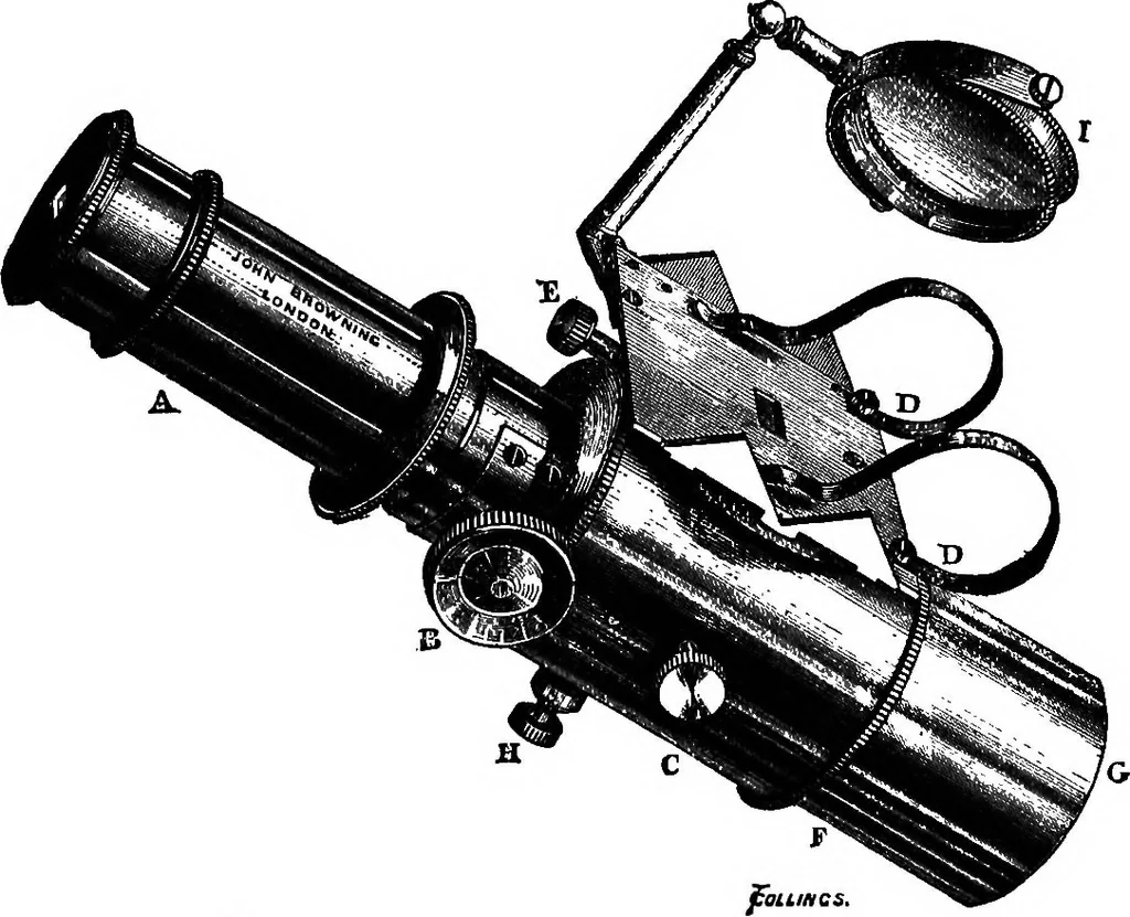 An illustration from The spectroscope in medicine, 1880, leaf 46