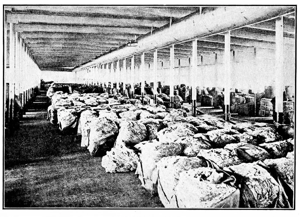 An illustration from Textiles for commercial, industrial, and domestic arts schools ; also adapted to those engaged in wholesale and retail dry goods, wool, cotton, and dressmaker's trades, 1914, leaf 34