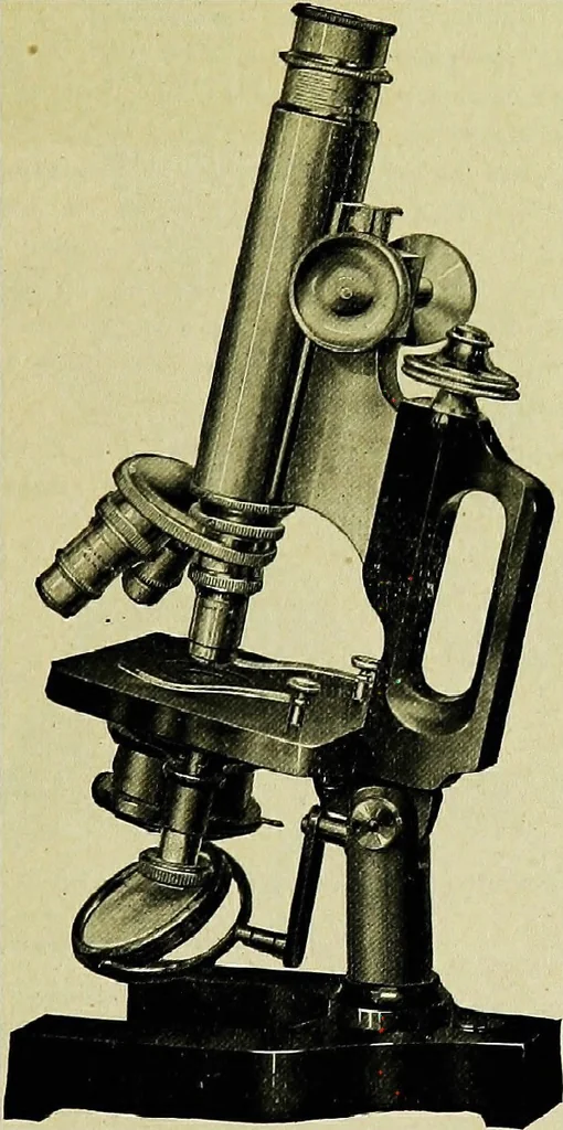An illustration from The microscope; an introduction to the microscopic methods and to histology, 1911, leaf 10