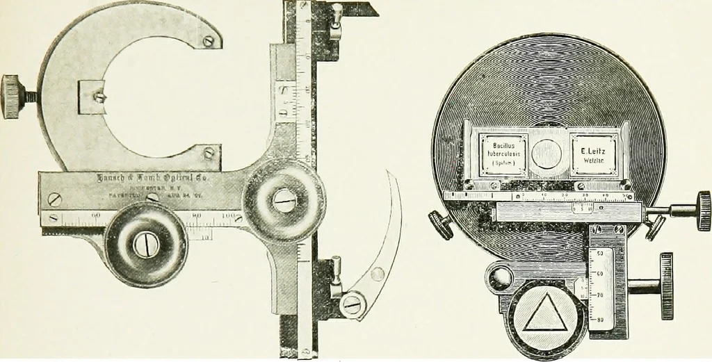 An illustration from The microscope; an introduction to the microscopic methods and to histology, 1911, leaf 102