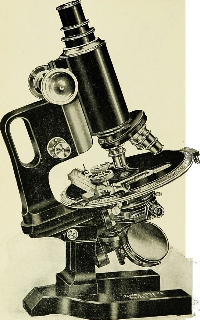 An illustration from The microscope; an introduction to the microscopic methods and to histology, 1911, leaf 111