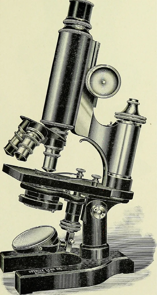 An illustration from The microscope; an introduction to the microscopic methods and to histology, 1911, leaf 112