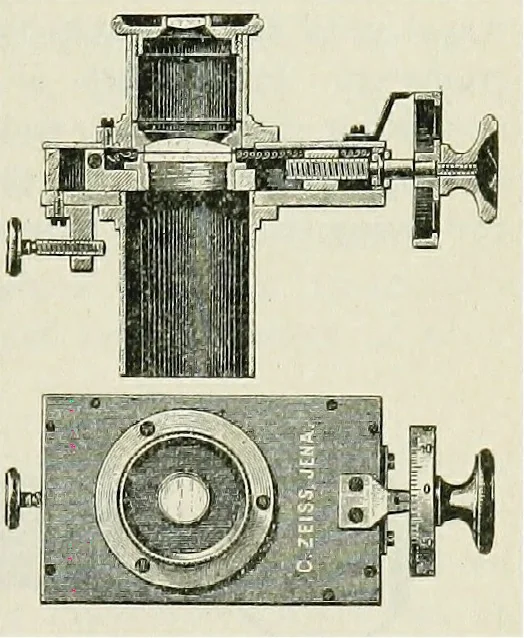 An illustration from The microscope; an introduction to the microscopic methods and to histology, 1911, leaf 152