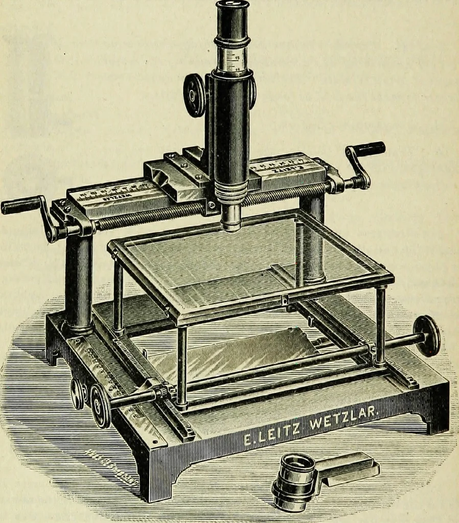 An illustration from The microscope; an introduction to the microscopic methods and to histology, 1911, leaf 201