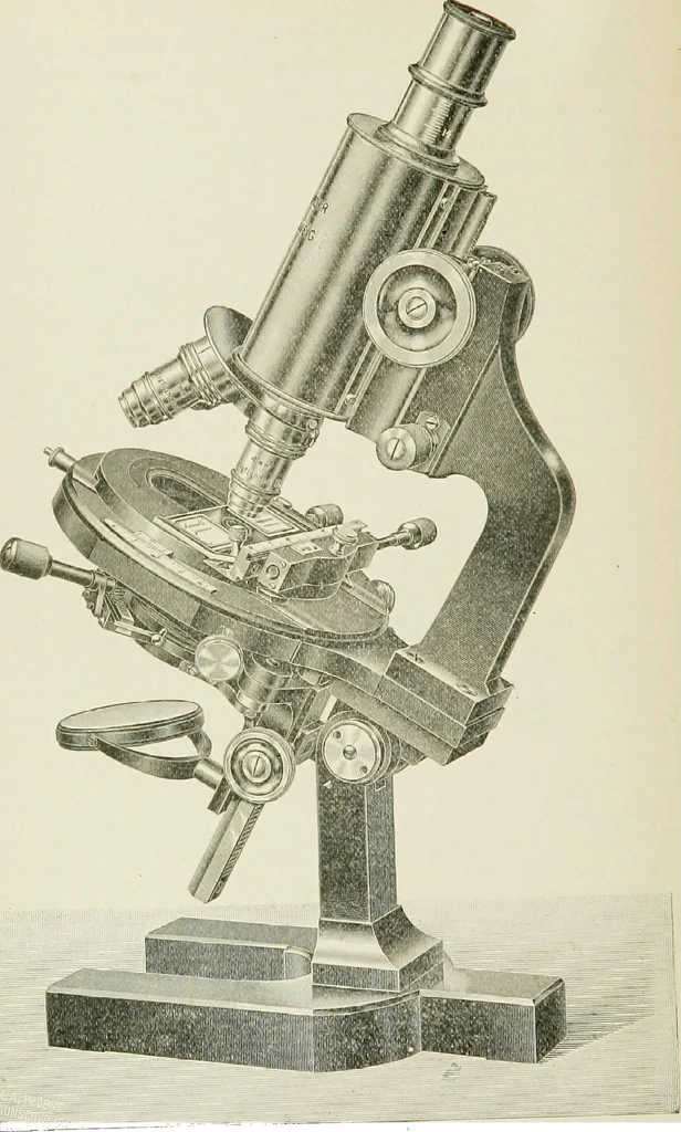 An illustration from The microscope; an introduction to the microscopic methods and to histology, 1911, leaf 249