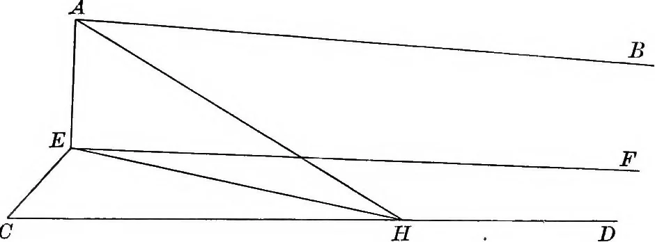 An illustration from Non-Euclidean geometry, 1901, leaf 46