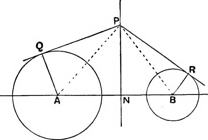 An illustration from Modern geometry, 1908, leaf 106