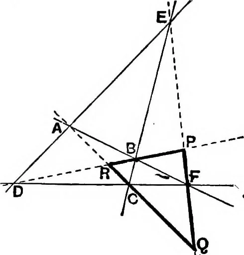 An illustration from Modern geometry, 1908, leaf 157