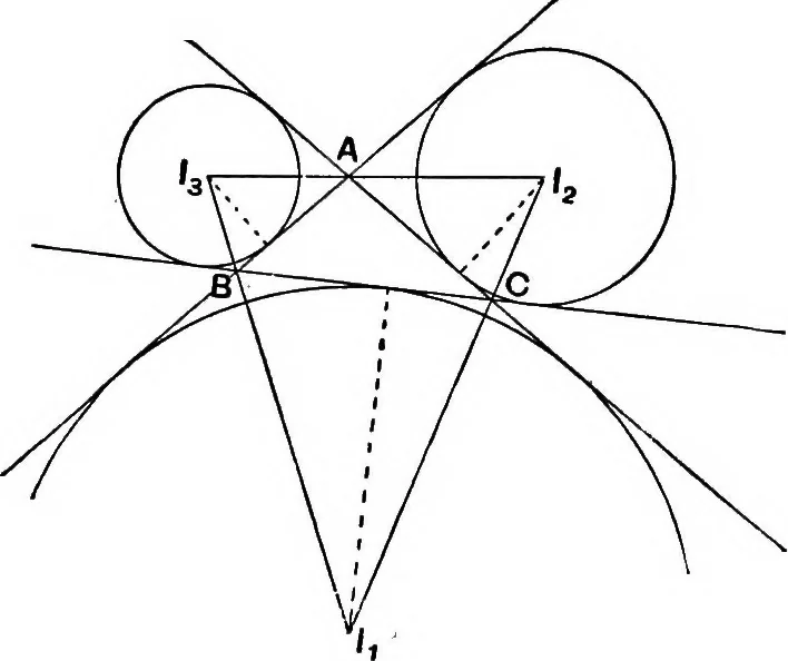 An illustration from Modern geometry, 1908, leaf 43