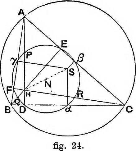 An illustration from Modern geometry, 1908, leaf 55