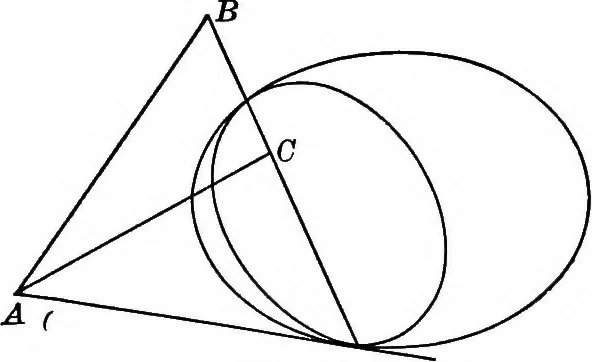An illustration from Higher geometry; an introduction to advanced methods in analytic geometry, 1922, leaf 110