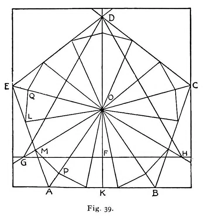 An illustration from T. Sundara Row's Geometric exercises in paper folding;, 1901, leaf 69