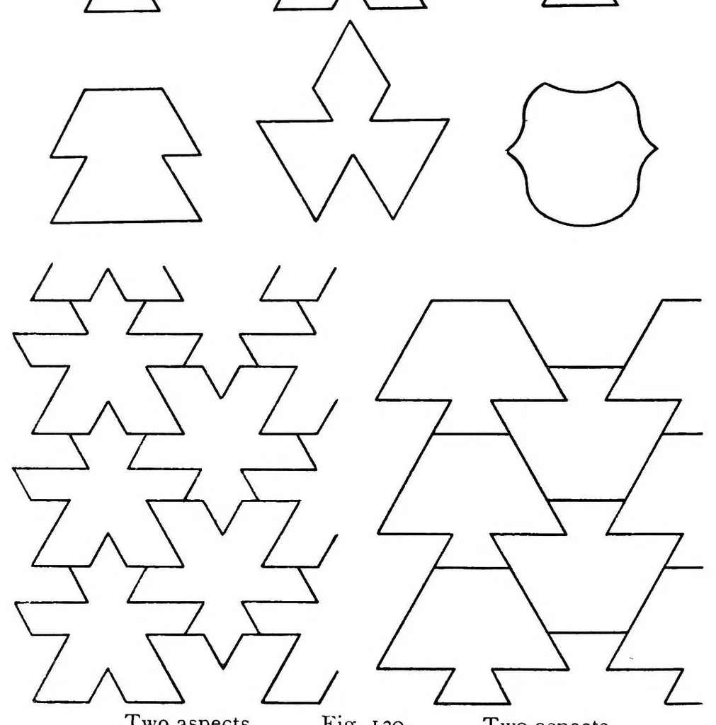 An illustration from New mathematical pastimes, 1921, leaf 123