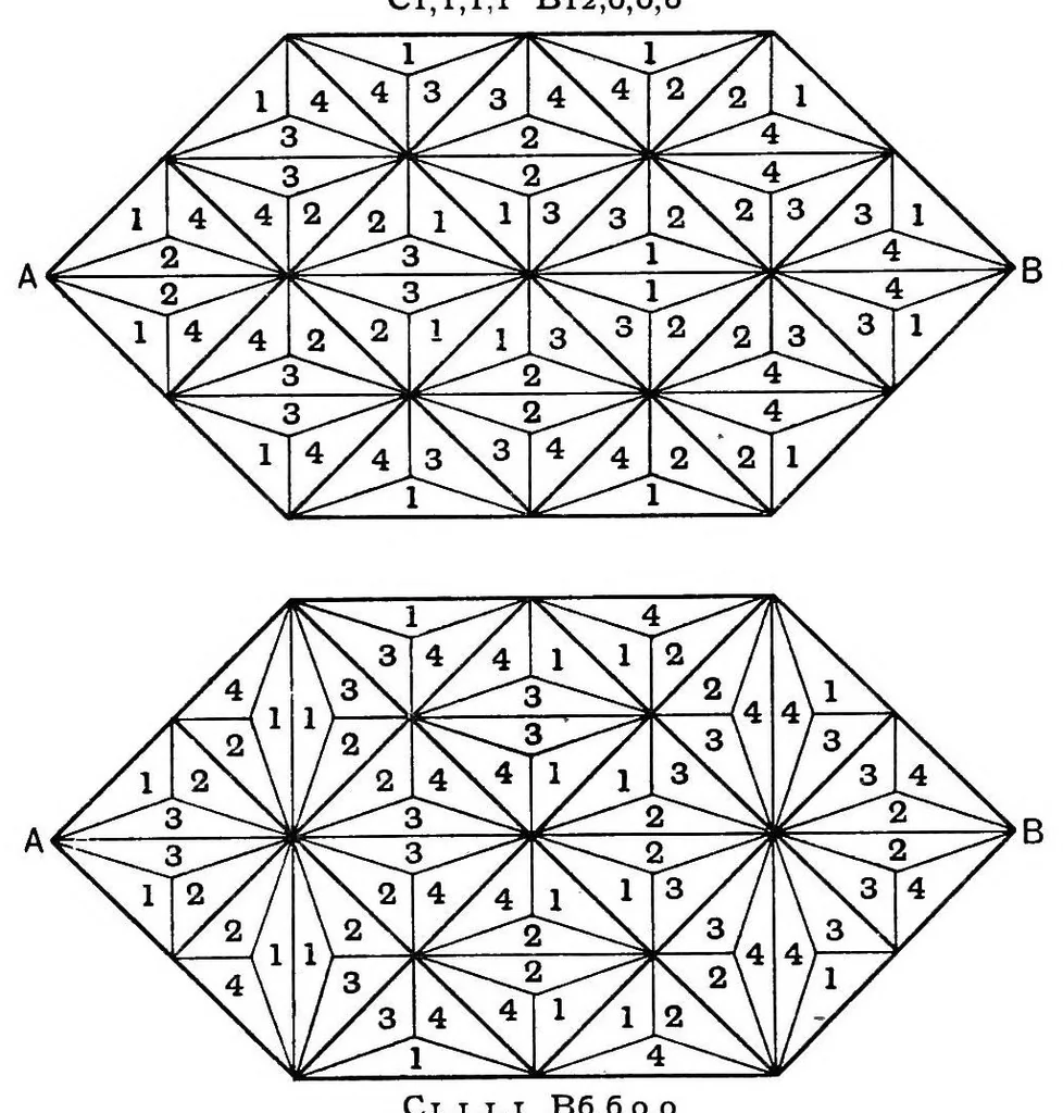 An illustration from New mathematical pastimes, 1921, leaf 55