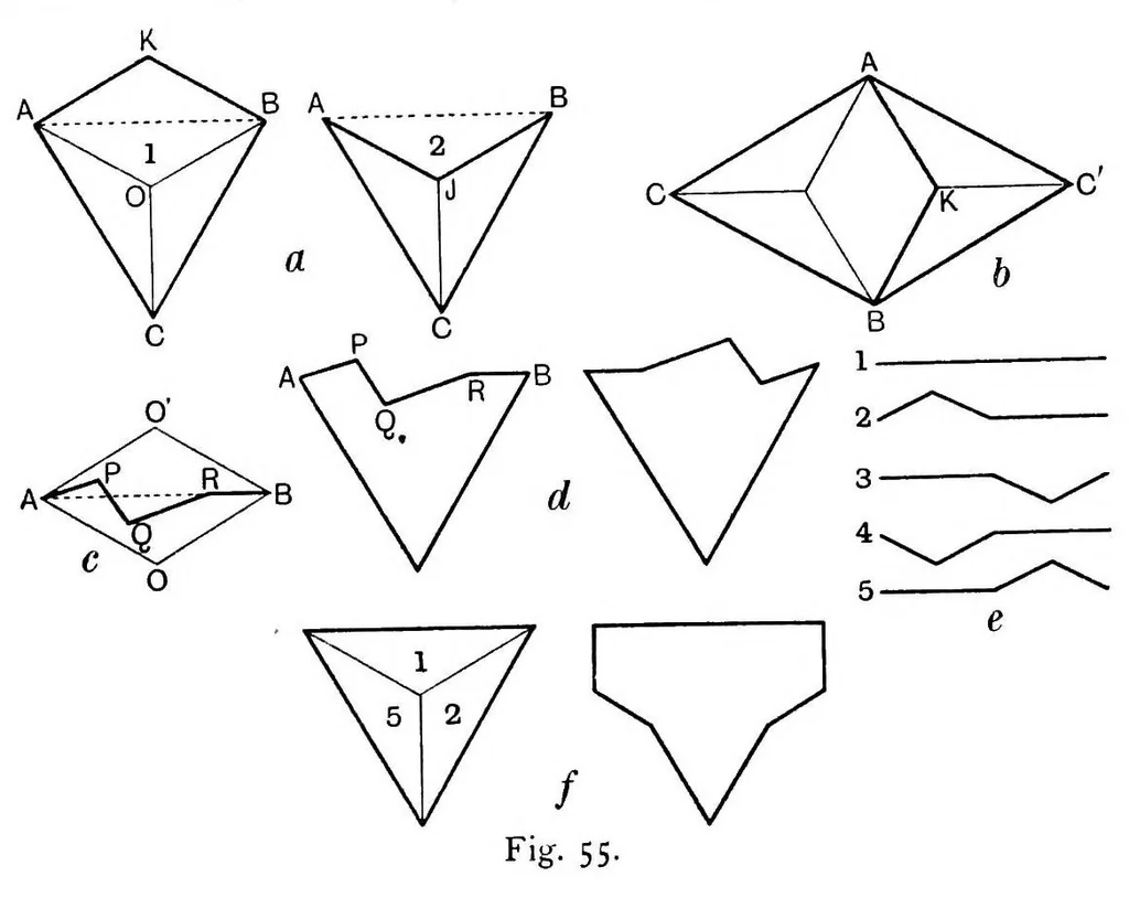 An illustration from New mathematical pastimes, 1921, leaf 68
