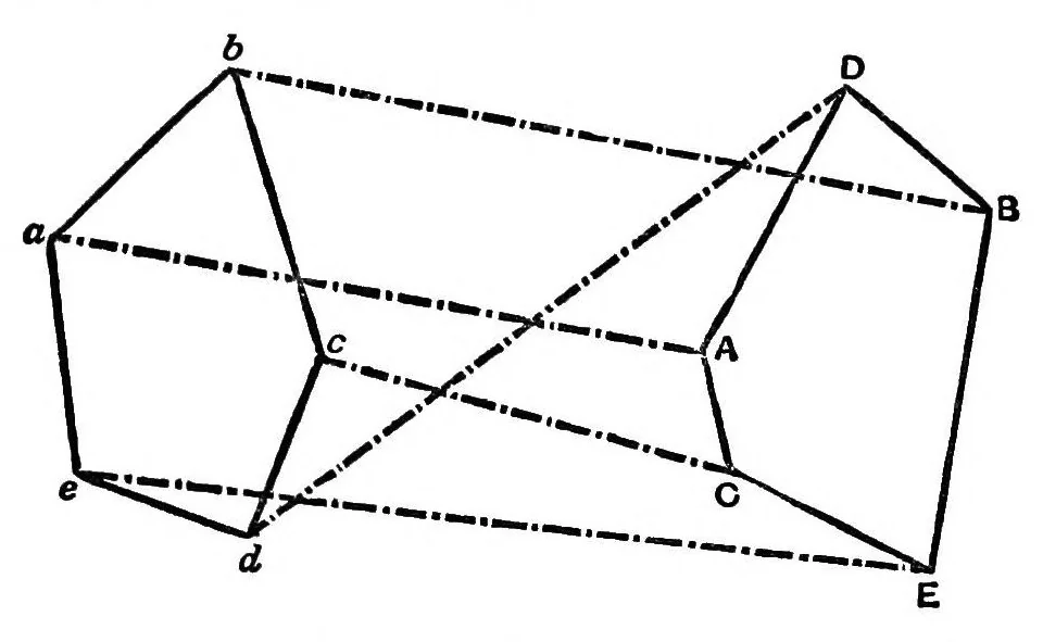 An illustration from Mathematical recreations and essays, 1922, leaf 78