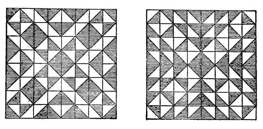 An illustration from Mathematical recreations and essays, 1922, leaf 88