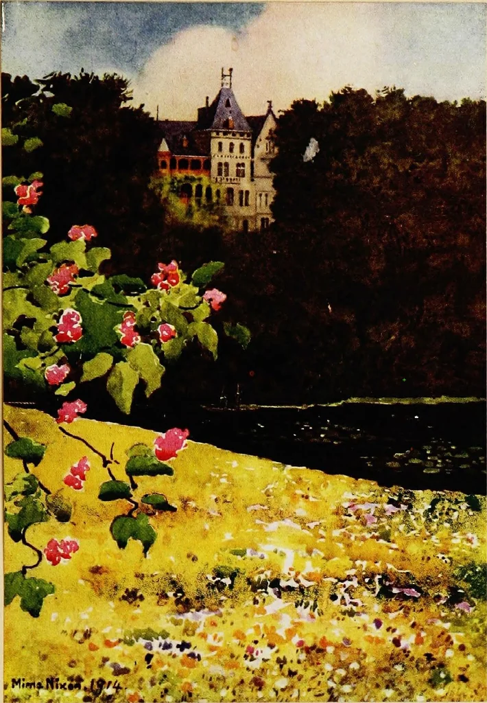 An illustration from Royal palaces & gardens, 1916, leaf 213