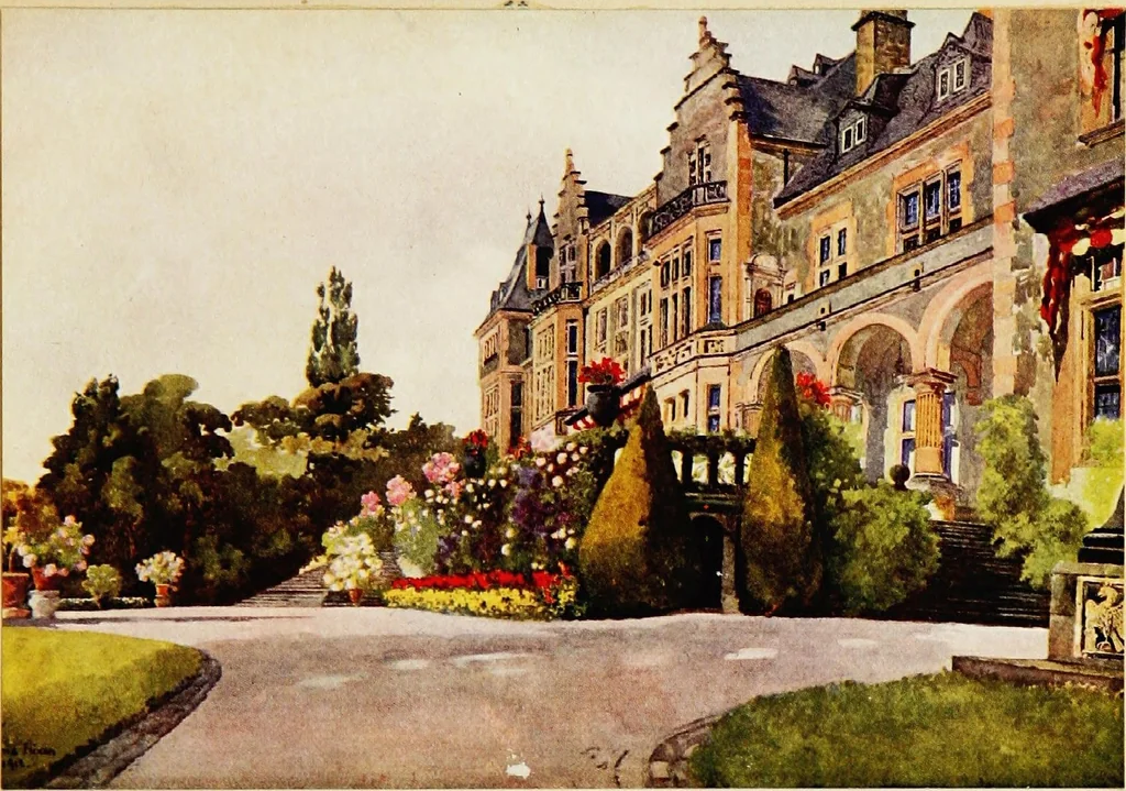 An illustration from Royal palaces & gardens, 1916, leaf 299