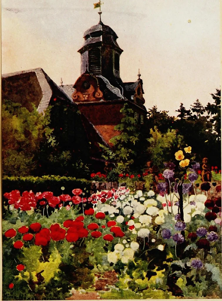 An illustration from Royal palaces & gardens, 1916, leaf 315