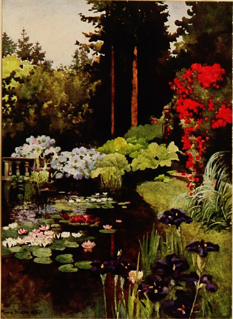 An illustration from Royal palaces & gardens, 1916, leaf 319