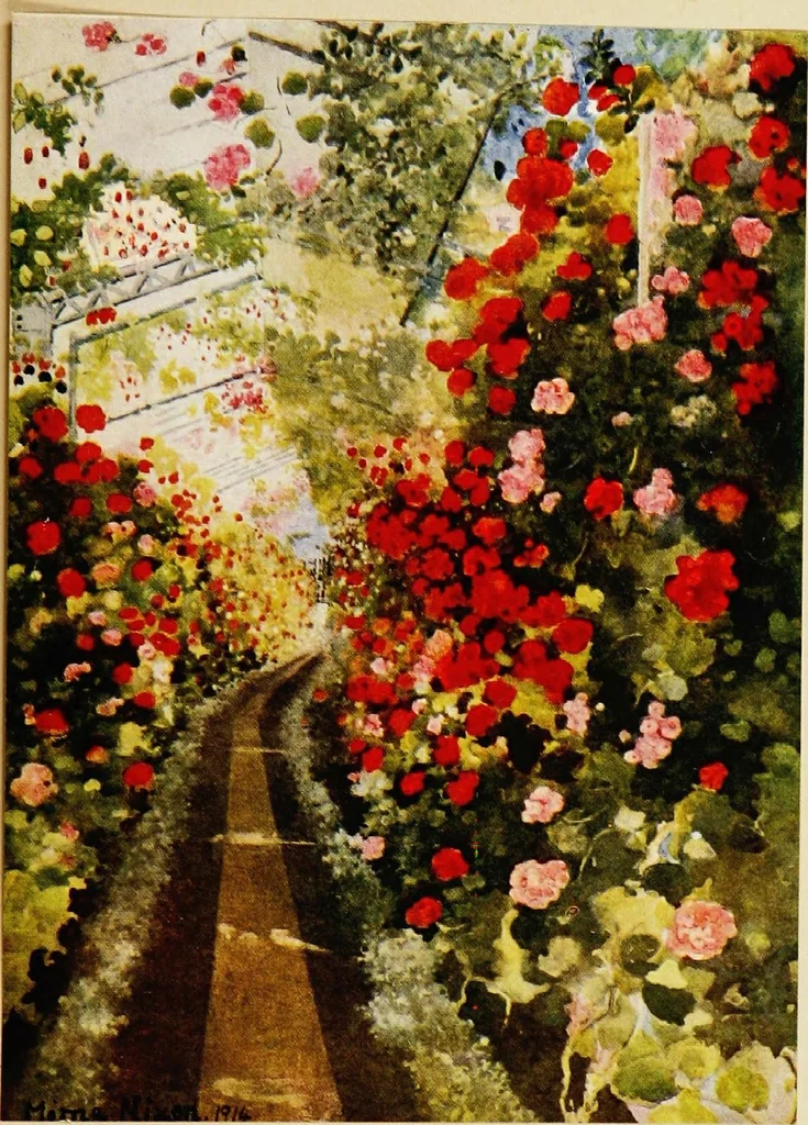 An illustration from Royal palaces & gardens, 1916, leaf 337