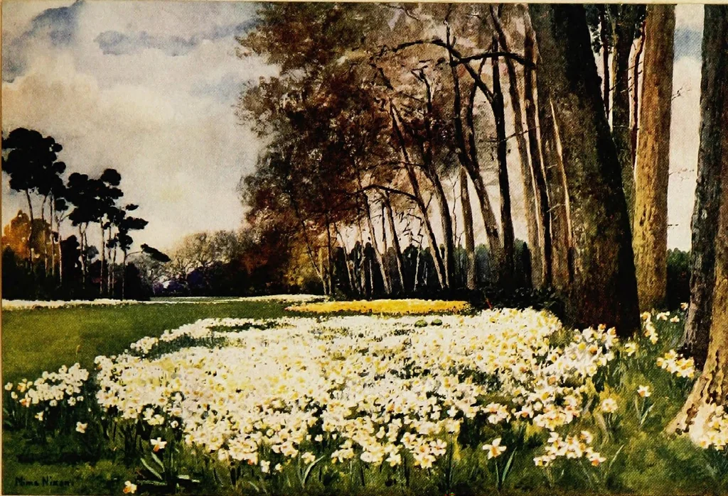 An illustration from Royal palaces & gardens, 1916, leaf 79