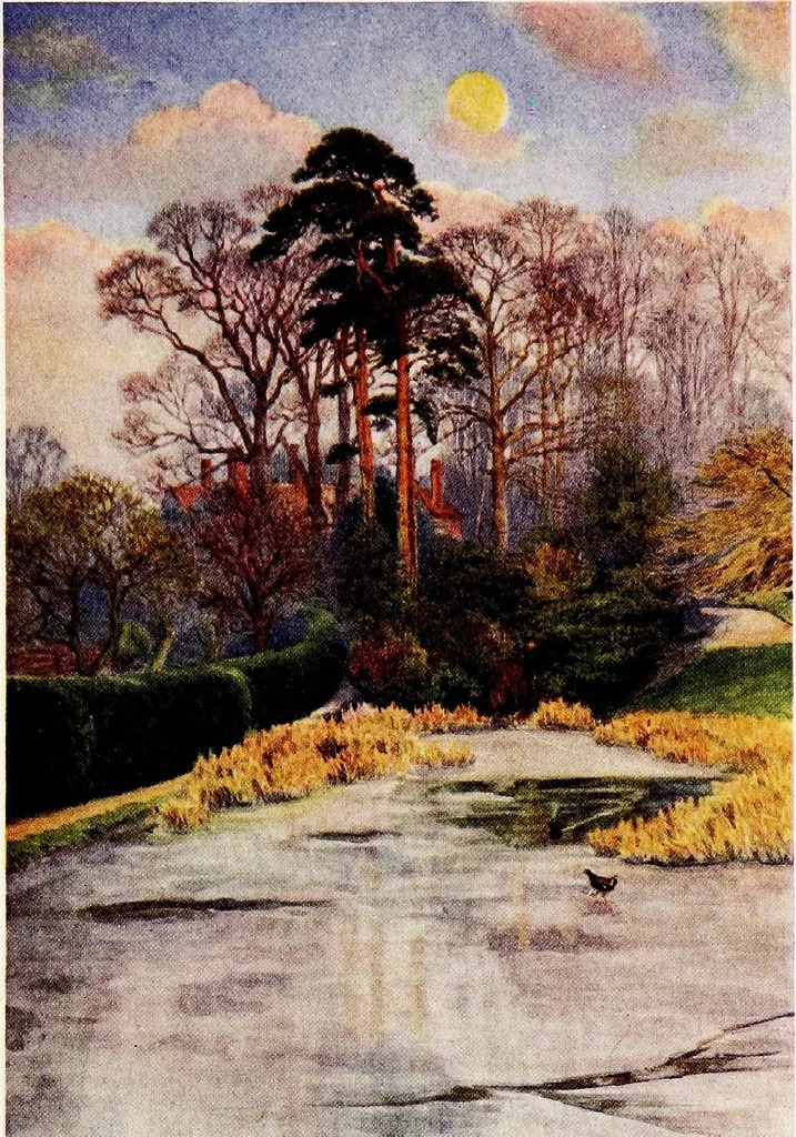An illustration from Gardens of England, 1911, leaf 288