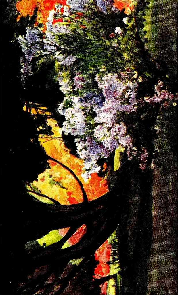 An illustration from Flower grouping in English, Scotch & Irish gardens; notes & 56 sketches in colour, 1907, leaf 308