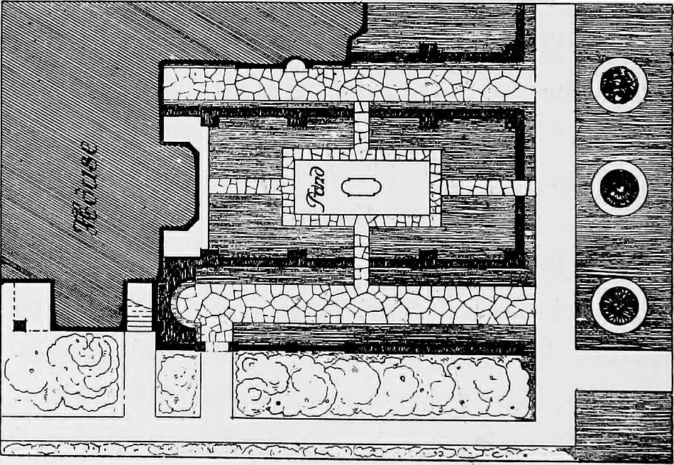 An illustration from Gardens in the making, 1914, leaf 129