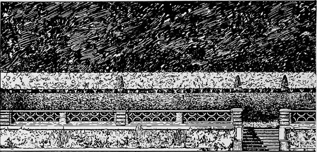 An illustration from Gardens in the making, 1914, leaf 143
