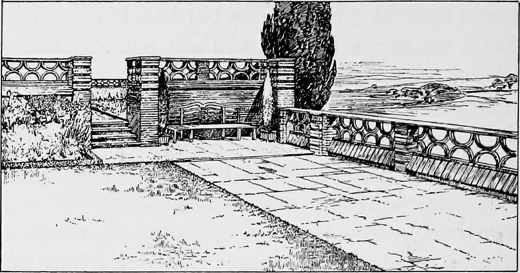 An illustration from Gardens in the making, 1914, leaf 149