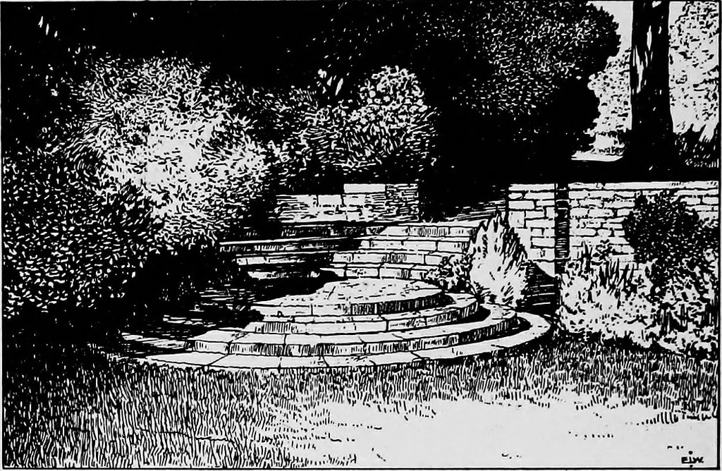 An illustration from Gardens in the making, 1914, leaf 159