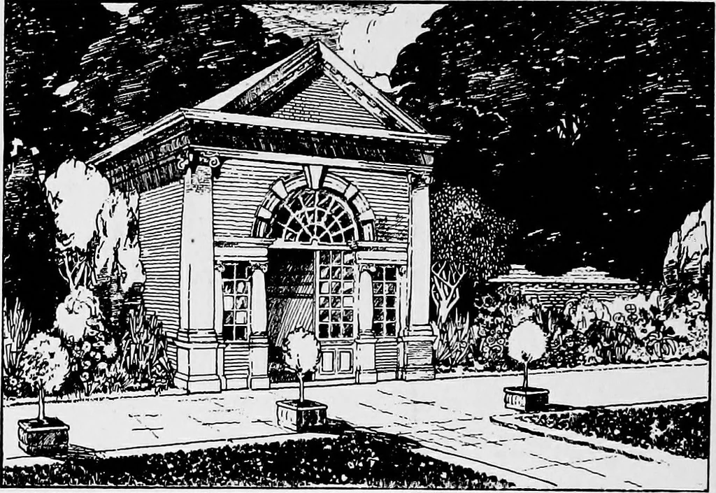 An illustration from Gardens in the making, 1914, leaf 175