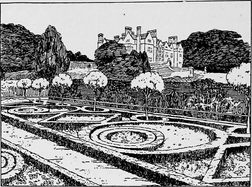An illustration from Gardens in the making, 1914, leaf 189