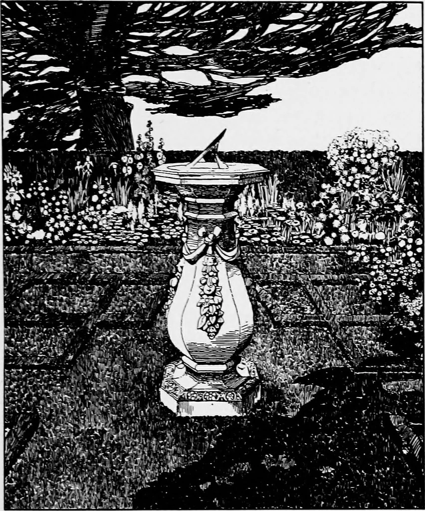 An illustration from Gardens in the making, 1914, leaf 210